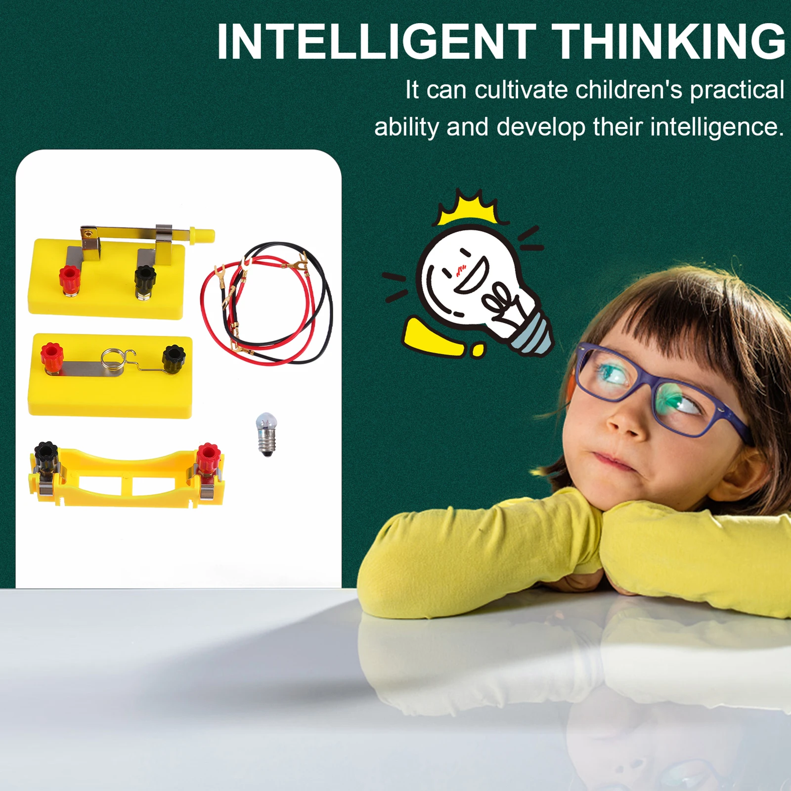 Circuit Experiment Box Physics Experiments Kit Basic Circuit Learning Set Science Educational Toys Manual Abilities Interest 
Circuit Experiment Box Physics Experiments Kit Basic Circuit Learning Set Science Educational Toys Manual Abilities Interest