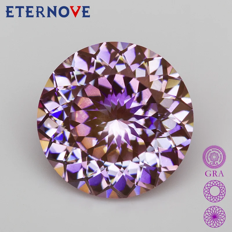 100% Real Sakura color Moissanite Stone Diamond With Certificate 100Faces cut 5.0-11.0m 0.5-5.0ct Jewelry GRA Certificate
100% Real Sakura color Moissanite Stone Diamond With Certificate 100Faces cut 5.0-11.0m 0.5-5.0ct Jewelry GRA Certificate