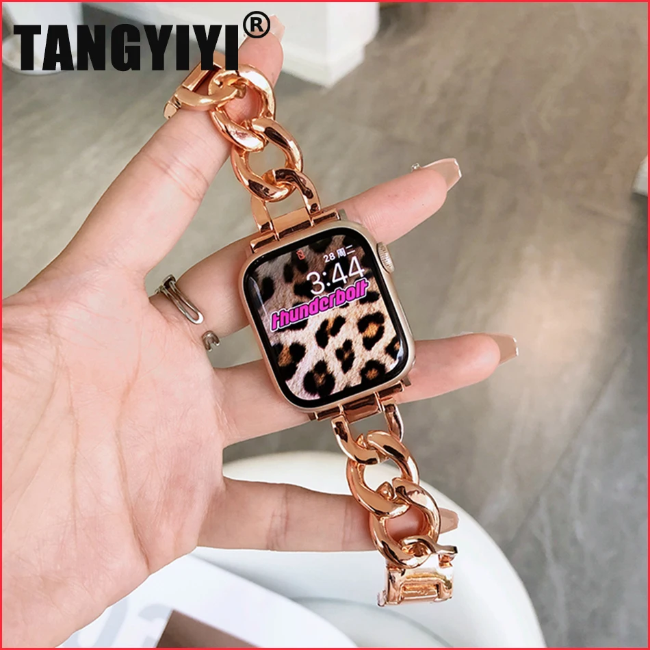 Ремешок из нержавеющей стали для Apple Watch Band 8 7 6 SE 5 45 мм 44 мм 42 мм INS Джинсовый браслет-цепочка IWatch Ultra 49 мм 41 мм 40 мм 38 мм
Ремешок из нержавеющей стали для Apple Watch Band 8 7 6 SE 5 45 мм 44 мм 42 мм INS Джинсовый браслет-цепочка IWatch Ultra 49 мм 41 мм 40 мм 38 мм