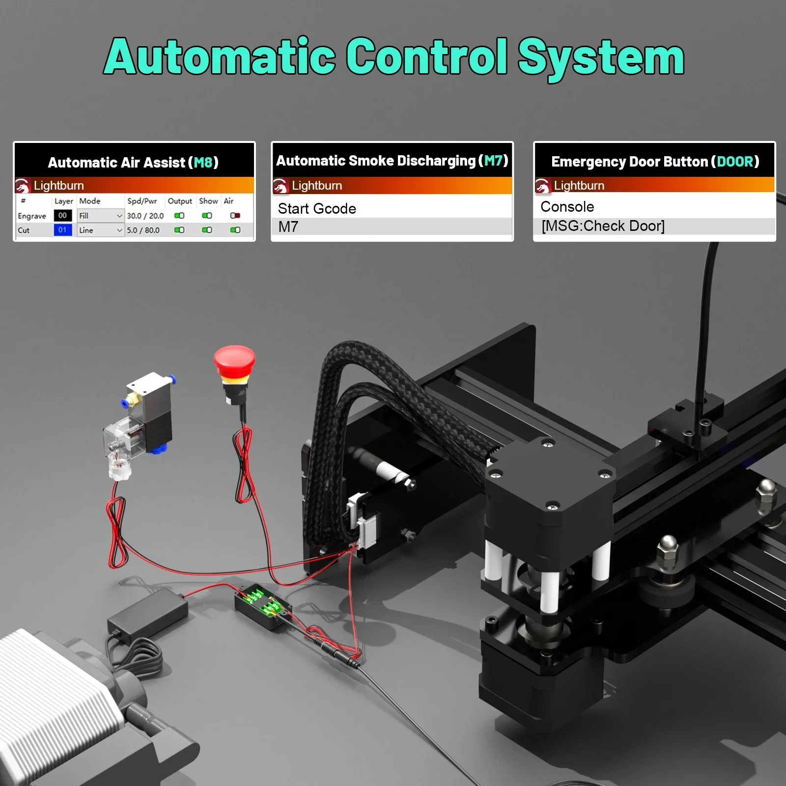 NEJE 5 E40 Mini Portable Desktop 100W Granite Laser Engraver Pipe Marking Machine For Metal Credit Card Engraving
NEJE 5 E40 Mini Portable Desktop 100W Granite Laser Engraver Pipe Marking Machine For Metal Credit Card Engraving