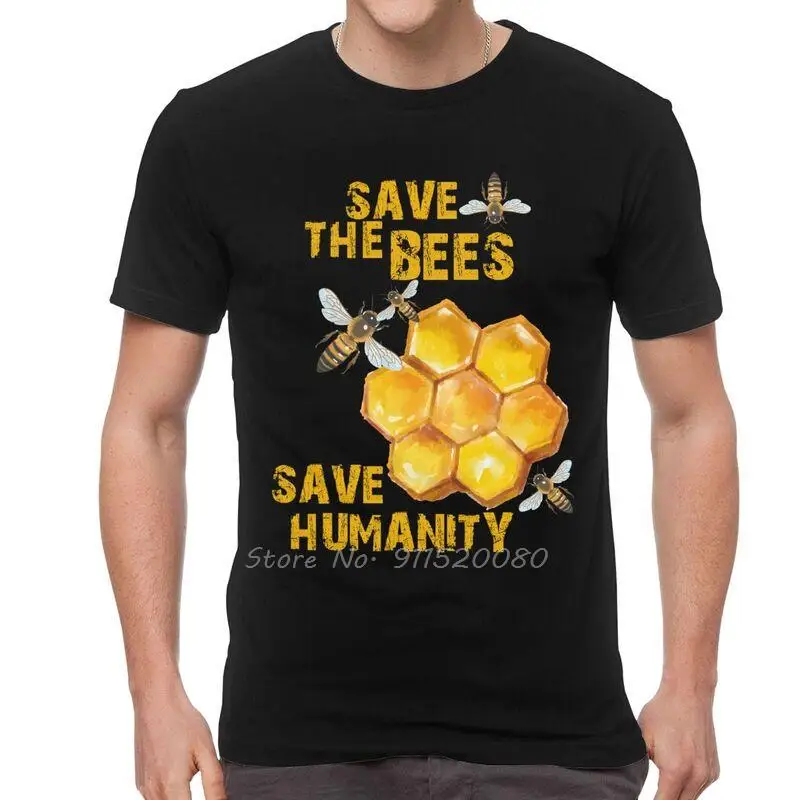 Male Save The Bees Save Humanity T-Shirt Streetwear Beekeeper beekeeping Tshirt Short Sleeve Hip Hop T Shirt Cotton Tee Tops
Male Save The Bees Save Humanity T-Shirt Streetwear Beekeeper beekeeping Tshirt Short Sleeve Hip Hop T Shirt Cotton Tee Tops
