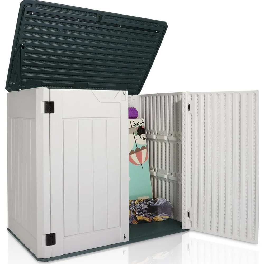 47 Cu ft Outdoor Storage Shed, Resin Outdoor Storage Box for Patio Yard Weatherproof Outdoor Storage Cabinet for Tools Pool Supp
47 Cu ft Outdoor Storage Shed, Resin Outdoor Storage Box for Patio Yard Weatherproof Outdoor Storage Cabinet for Tools Pool Supp