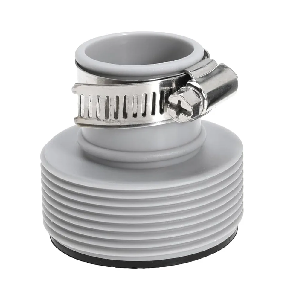 New 1.25 to 1.5 Pool Hose Adapter With Adjustment Hoop Type B Pool Filter Pumps Adapters Rubber Metal Filter Pump Interface
New 1.25 to 1.5 Pool Hose Adapter With Adjustment Hoop Type B Pool Filter Pumps Adapters Rubber Metal Filter Pump Interface