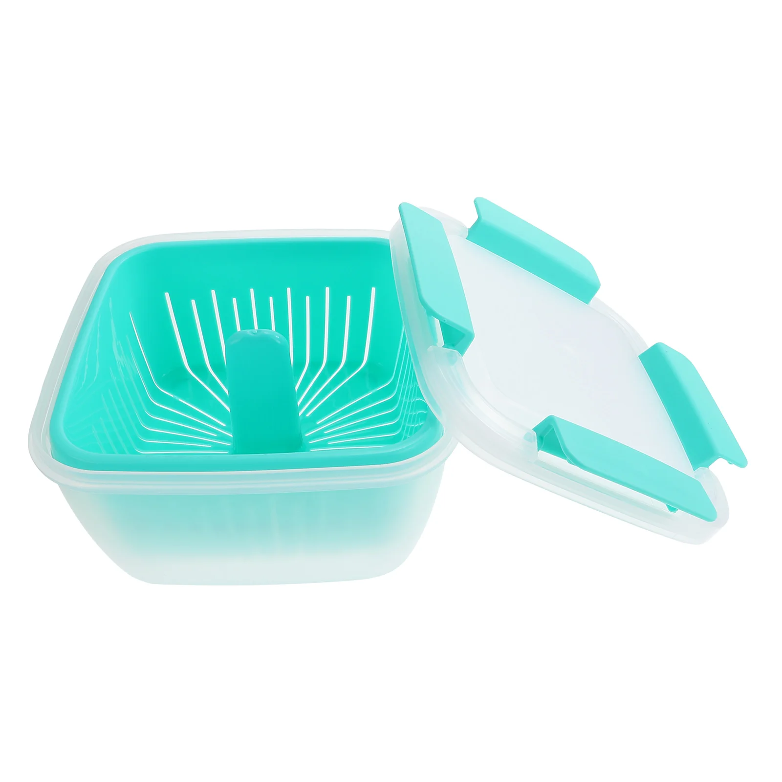 Fruit Vegetable Fruit Storage Container Drain Fresh Box Box Drainage Basket PP Containers Mint Green Sealed Layer
Fruit Vegetable Fruit Storage Container Drain Fresh Box Box Drainage Basket PP Containers Mint Green Sealed Layer