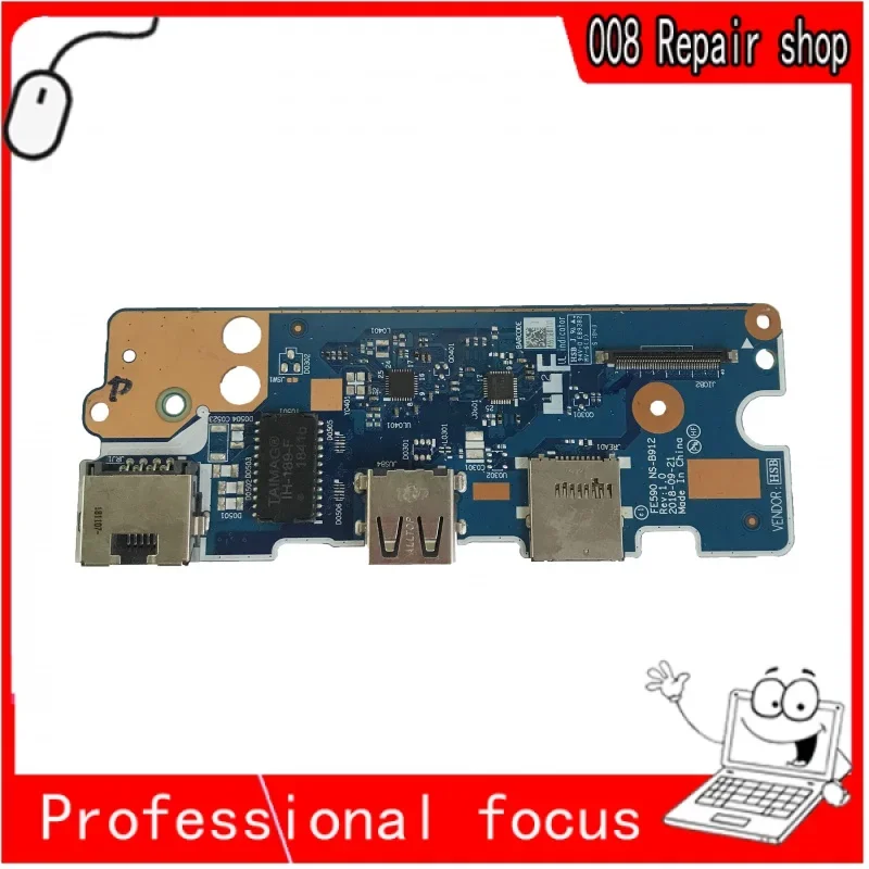 Для ноутбука Lenovo ThinkPad E590 E595 USB RJ45 LAN сетевая карта Кнопка питания плата переключатель ремонт аксессуары
Для ноутбука Lenovo ThinkPad E590 E595 USB RJ45 LAN сетевая карта Кнопка питания плата переключатель ремонт аксессуары