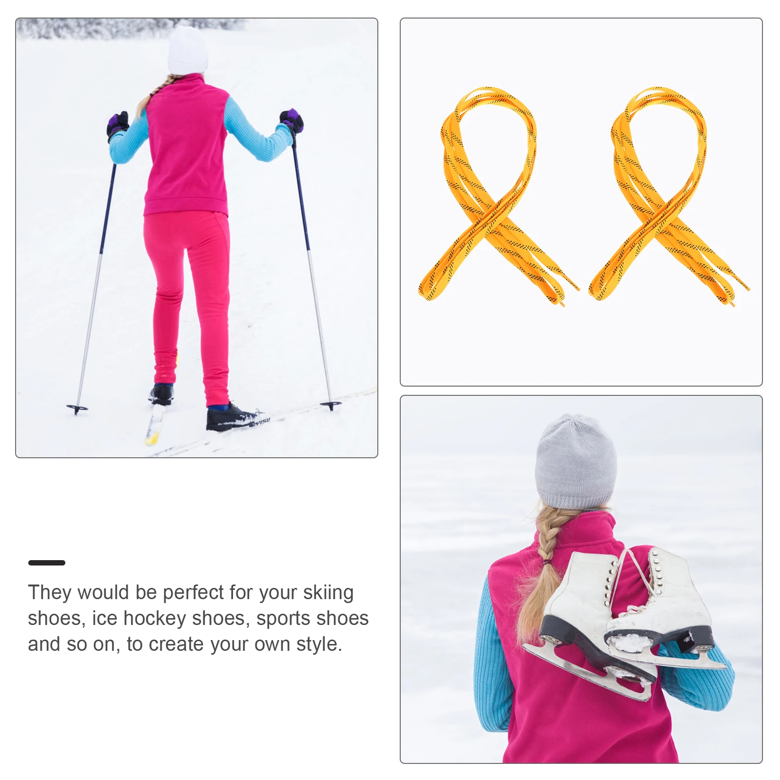 Shoe Laces Antifreeze Shoelaces Hockey Sports Shoes Ties Wax Skiing Accessories
Shoe Laces Antifreeze Shoelaces Hockey Sports Shoes Ties Wax Skiing Accessories