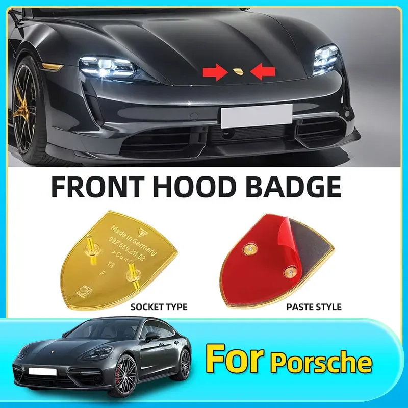 1pcs 68x51mm Metal Car Front Logo Hood Badge Emblem Decal Sticker for 718 911 Cayenne macan panamera Carrera cayman boxster S
1pcs 68x51mm Metal Car Front Logo Hood Badge Emblem Decal Sticker for 718 911 Cayenne macan panamera Carrera cayman boxster S