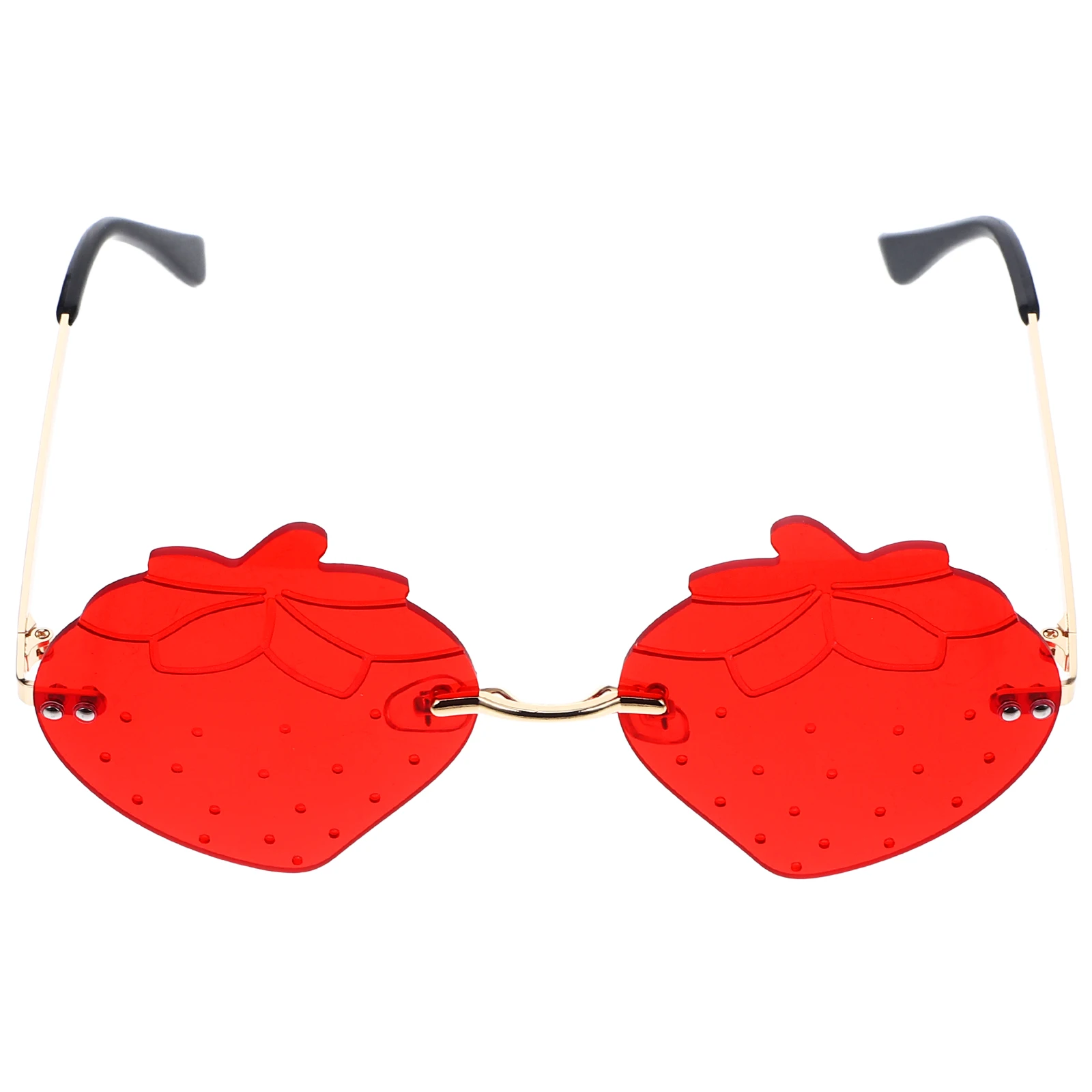 Strawberry Shaped Sunglasses Rimless Vintage Frameless Eyewear Women Party Supplies Plastic Photo Props Unique Design Cool
Strawberry Shaped Sunglasses Rimless Vintage Frameless Eyewear Women Party Supplies Plastic Photo Props Unique Design Cool