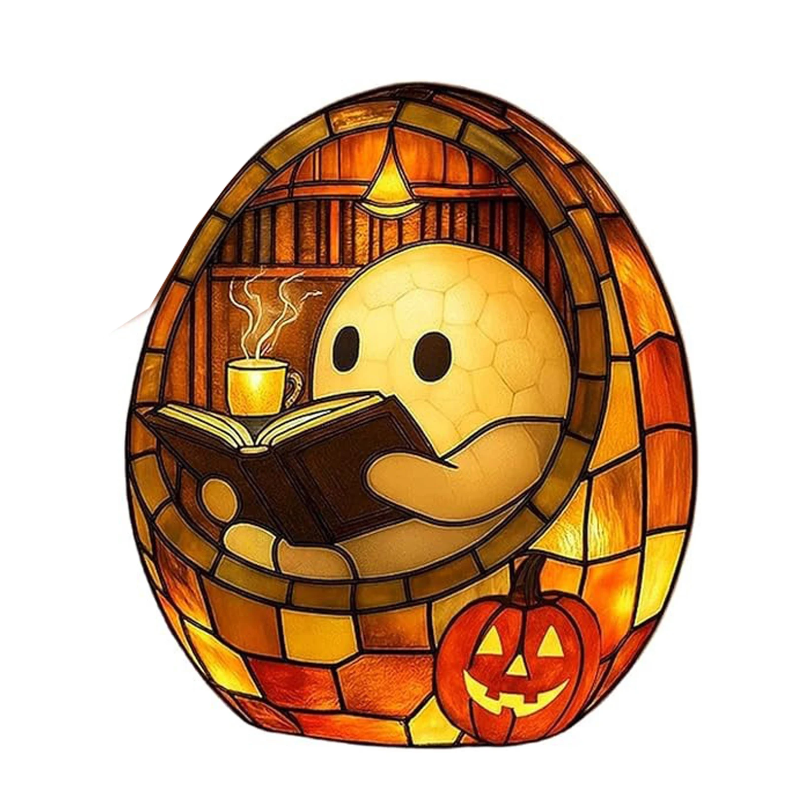 Ghost Bubble Bath Light, Halloween Ghost Reading Book LED Night Light, Cute Halloween Decor Hanging Ornament, Soft Glow, Durable
Ghost Bubble Bath Light, Halloween Ghost Reading Book LED Night Light, Cute Halloween Decor Hanging Ornament, Soft Glow, Durable