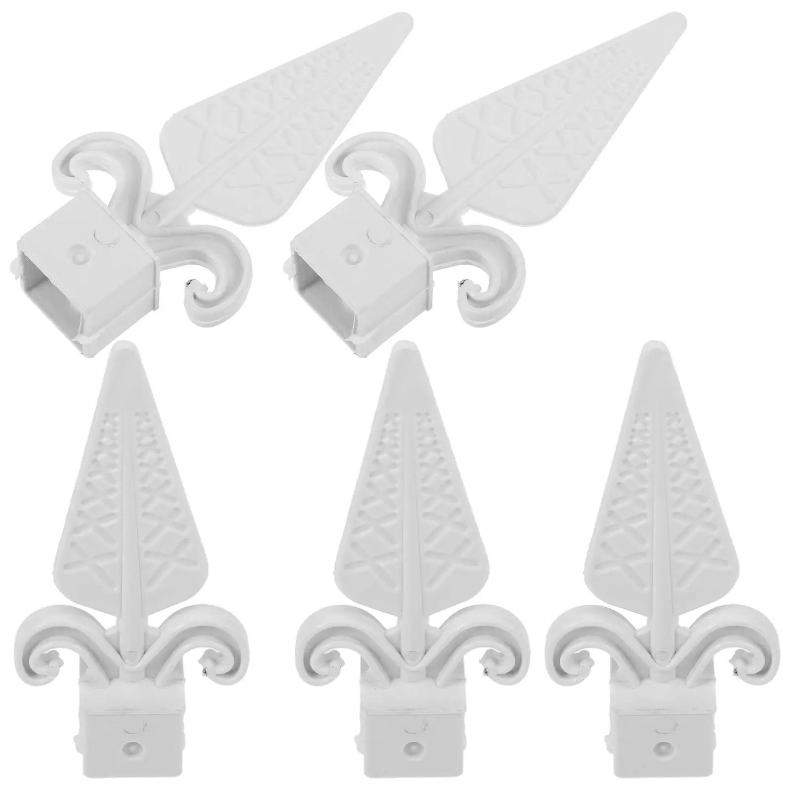 10 Pcs Spearhead Fence Accessories Durable Plastic Pointed Shape Finials Post Tops Garden Decor Border Construction Parts
10 Pcs Spearhead Fence Accessories Durable Plastic Pointed Shape Finials Post Tops Garden Decor Border Construction Parts