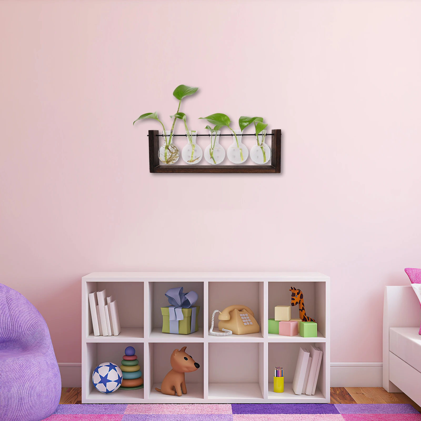 Wall-Mounted Plants Terrarium Wooden Stand Hanging Glass Planter Hydroponic Vase Wall Plants Holder Decoration
Wall-Mounted Plants Terrarium Wooden Stand Hanging Glass Planter Hydroponic Vase Wall Plants Holder Decoration