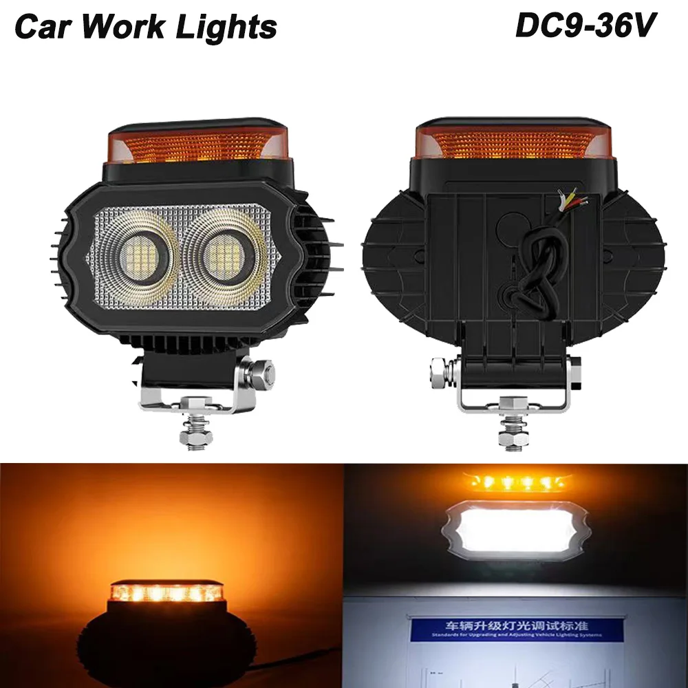 5.5" LED Work Light Flood Lamp 18W 4x4 Offroad use Forklift Front Light Truck Tractor Loader Headlight DC9-36V Car Accessories
5.5" LED Work Light Flood Lamp 18W 4x4 Offroad use Forklift Front Light Truck Tractor Loader Headlight DC9-36V Car Accessories