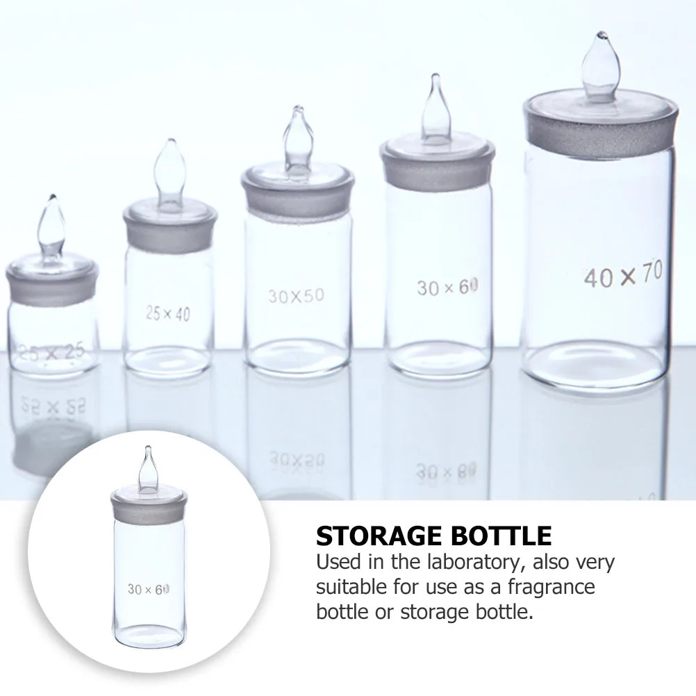 Transparent Chemistry Bottle Clear Sample Weighing Lab Bottles Laboratory Weighting
Transparent Chemistry Bottle Clear Sample Weighing Lab Bottles Laboratory Weighting
