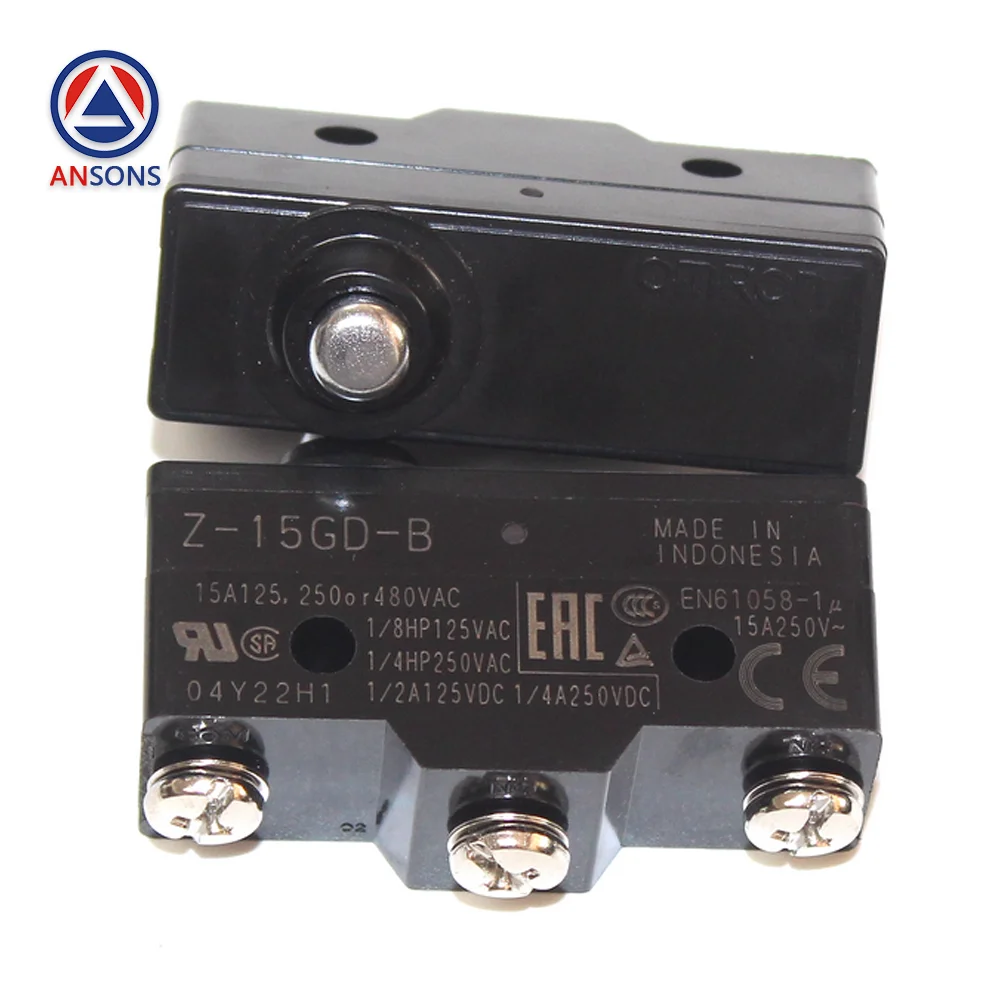 Z-15GD-B Z-15GQ-B OTIS Elevator Micro Switch Brake Microswitch Ansons Elevator Spare Parts
Z-15GD-B Z-15GQ-B OTIS Elevator Micro Switch Brake Microswitch Ansons Elevator Spare Parts