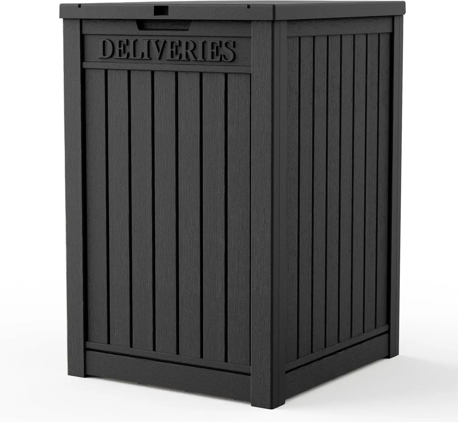 Outdoor Package Delivery Box, 55-Gallon Lockable Parcel Drop Box, Large Double-Walled Resin Weatherproof Storage Deck Box fo
Outdoor Package Delivery Box, 55-Gallon Lockable Parcel Drop Box, Large Double-Walled Resin Weatherproof Storage Deck Box fo