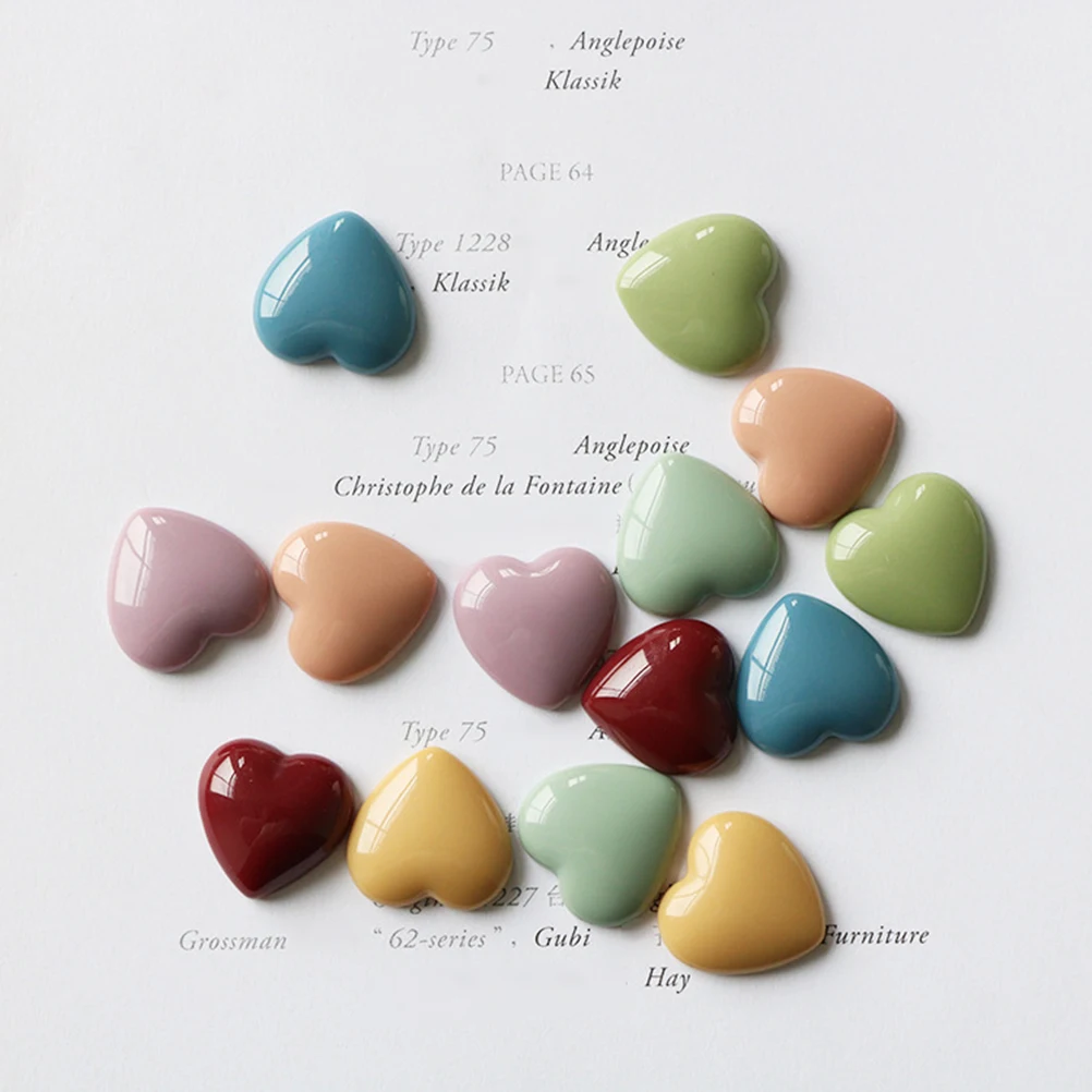 20pcs Resin Earring Making Accessories Heart Shaped Plastic Jewelry Diy Craft Material Colorful Candy Tone For Women Trendy
20pcs Resin Earring Making Accessories Heart Shaped Plastic Jewelry Diy Craft Material Colorful Candy Tone For Women Trendy