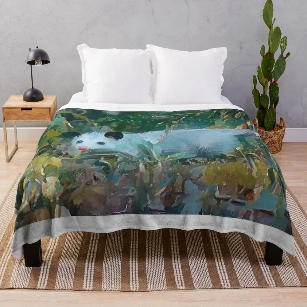Opossum In a Field, Watercolor Throw Blanket christmas decoration christmas gifts Blankets Sleeping Bag Bed Blankets
Opossum In a Field, Watercolor Throw Blanket christmas decoration christmas gifts Blankets Sleeping Bag Bed Blankets