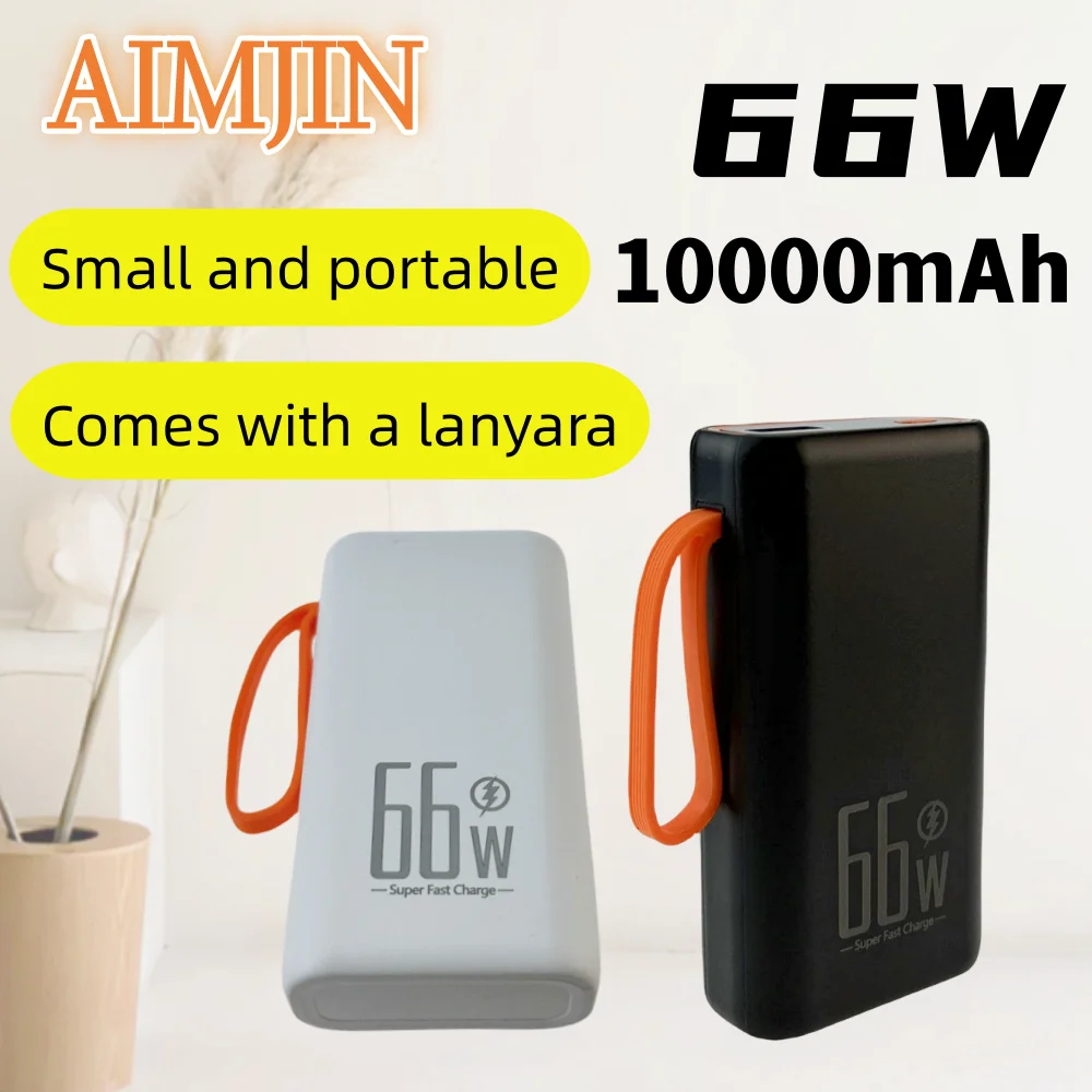 66W 10000mAh Power Bank Portable Powerbank with LED Digital Display for iPhone Xiaomi Huawei
66W 10000mAh Power Bank Portable Powerbank with LED Digital Display for iPhone Xiaomi Huawei