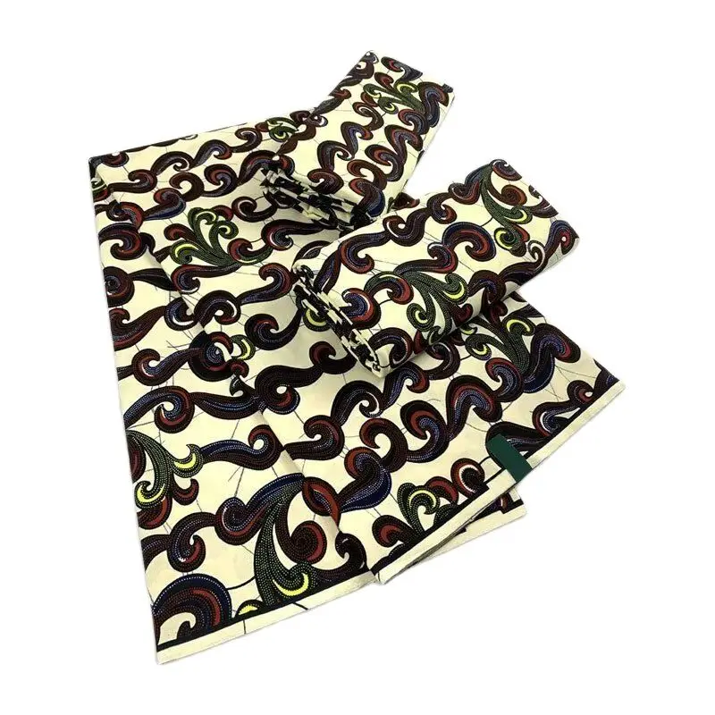 2023 New design African wax fabric beautiful color for wedding dresses Ankara pagne cloth for sewing veritable wax 6yards
2023 New design African wax fabric beautiful color for wedding dresses Ankara pagne cloth for sewing veritable wax 6yards