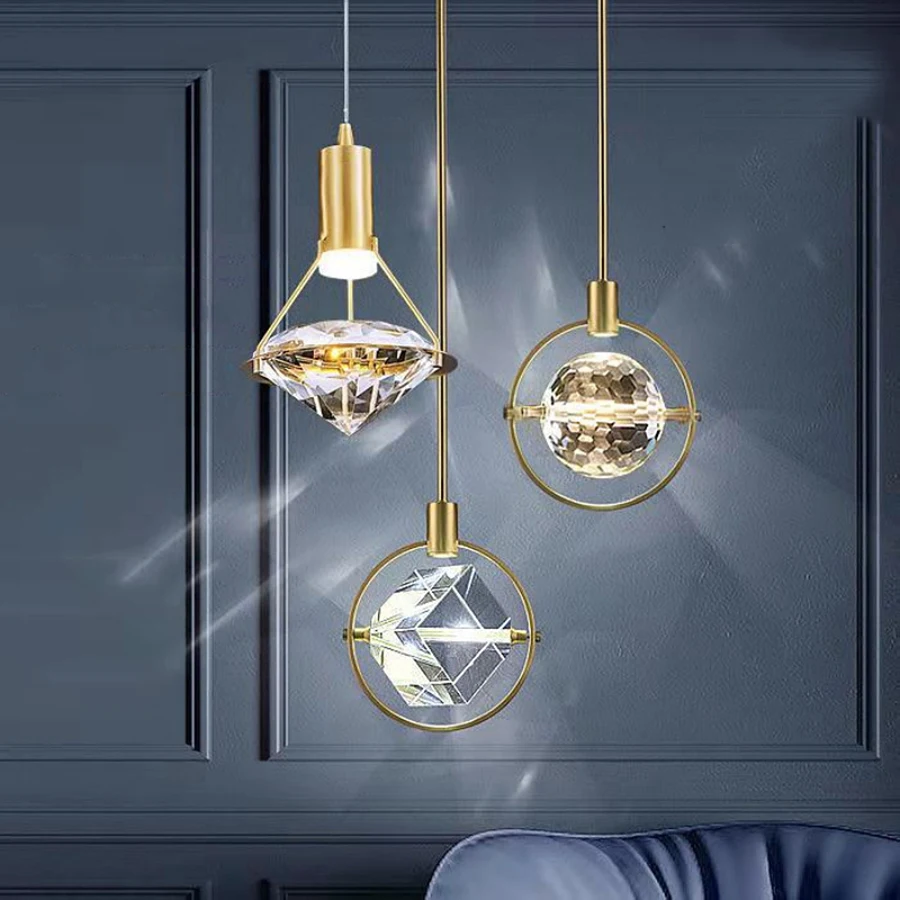 Crystal Led Pendant Lamp Creative Dining Room Bedroom Bedside Chandelier Restaurant Lustres Cafe Bar Suspension Hanging Light
Crystal Led Pendant Lamp Creative Dining Room Bedroom Bedside Chandelier Restaurant Lustres Cafe Bar Suspension Hanging Light
