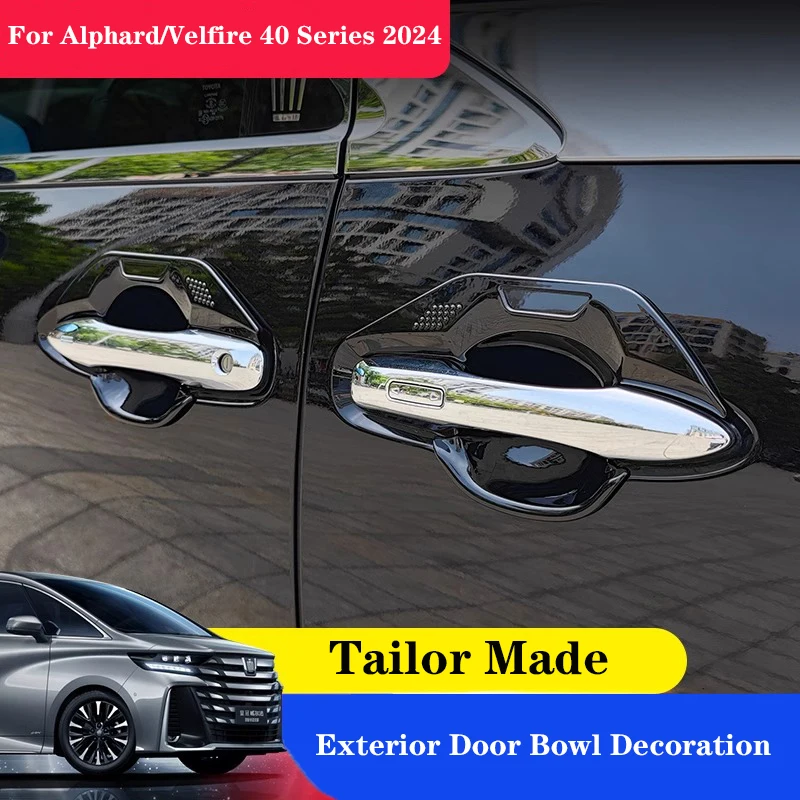 Крышки на дверные чаши для Alphard/Velfire 40 серии 2024ABS Наружная ручка двери автомобиля, декоративная крышка для чаши, дверные аксессуары
Крышки на дверные чаши для Alphard/Velfire 40 серии 2024ABS Наружная ручка двери автомобиля, декоративная крышка для чаши, дверные аксессуары