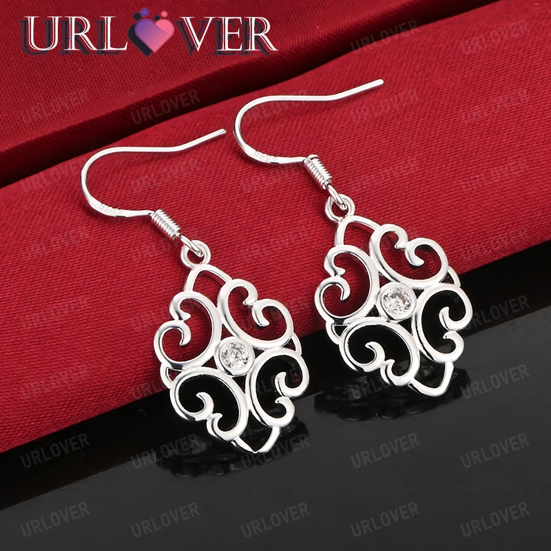 Classic Zircon 925 Sterling Silver Drop Earring Women Banquet Party Engagement Wedding Birthday Gift Fine Jewelry Accessories
Classic Zircon 925 Sterling Silver Drop Earring Women Banquet Party Engagement Wedding Birthday Gift Fine Jewelry Accessories