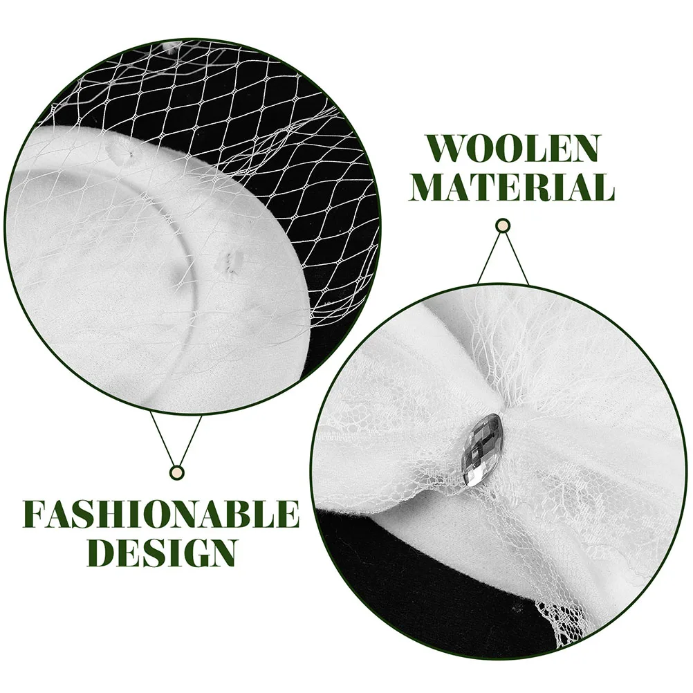 2Pcs Beret Headdress Mesh Wedding Headpiece Fascinator Hat For Women Women Lace Bow Mini Hat Festival Party Fascinator Hats
2Pcs Beret Headdress Mesh Wedding Headpiece Fascinator Hat For Women Women Lace Bow Mini Hat Festival Party Fascinator Hats