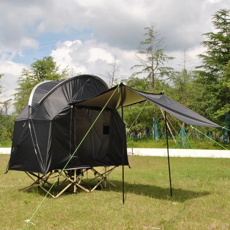 Camping tent bed, 1 person with off-ground portable simple tent bed combination, with awning, suitable for hiking
Camping tent bed, 1 person with off-ground portable simple tent bed combination, with awning, suitable for hiking