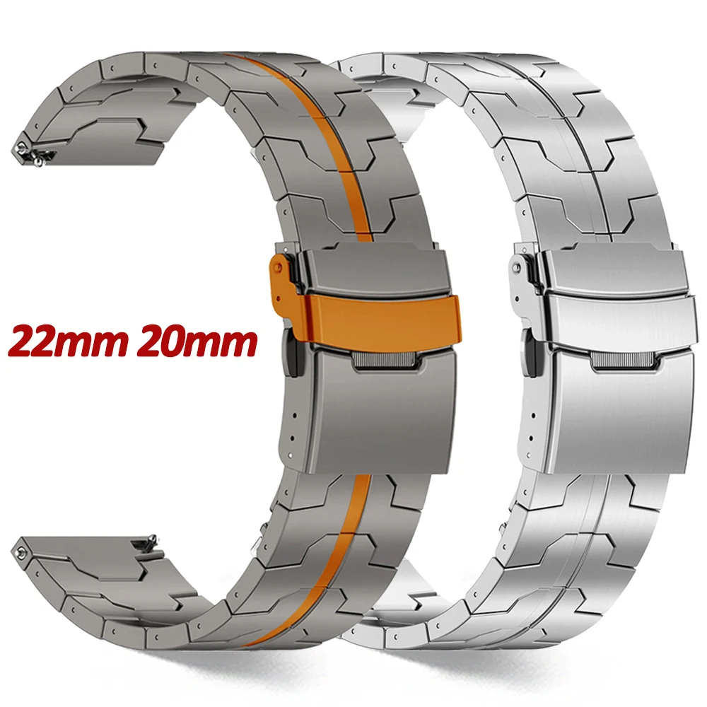 Titanium Luxury Band For Huawei Watch GT5 Pro 46mm Men Bracelet for Samsung Galaxy 7 6 5 40mm 44mm 6Classic 43/47mm Strap Correa
Titanium Luxury Band For Huawei Watch GT5 Pro 46mm Men Bracelet for Samsung Galaxy 7 6 5 40mm 44mm 6Classic 43/47mm Strap Correa