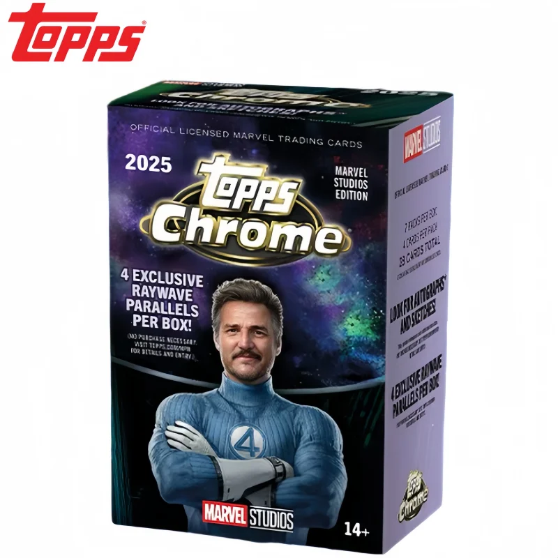 Hot Sale Original Topps Marvel Cinema Chrome Value Boxes Marvel Collectible Cards Desktop Decoration Toys Holiday Gifts For Fans
Hot Sale Original Topps Marvel Cinema Chrome Value Boxes Marvel Collectible Cards Desktop Decoration Toys Holiday Gifts For Fans