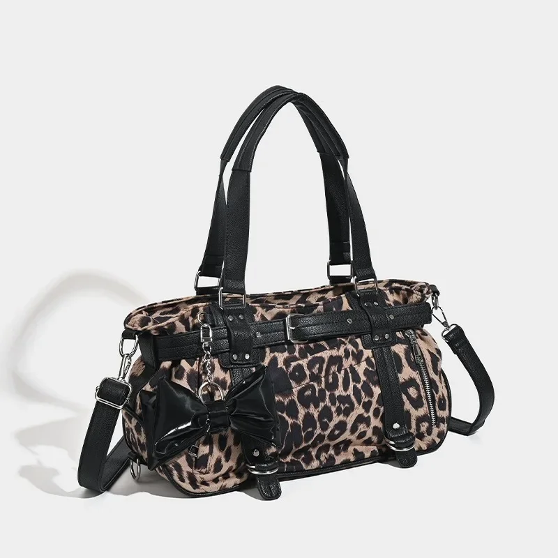 New Vintage Retro Chic Women Handbag Leopard Print Shoulder Bags For Women Fashion Underarm Bag With Bow Tie Pendant
New Vintage Retro Chic Women Handbag Leopard Print Shoulder Bags For Women Fashion Underarm Bag With Bow Tie Pendant