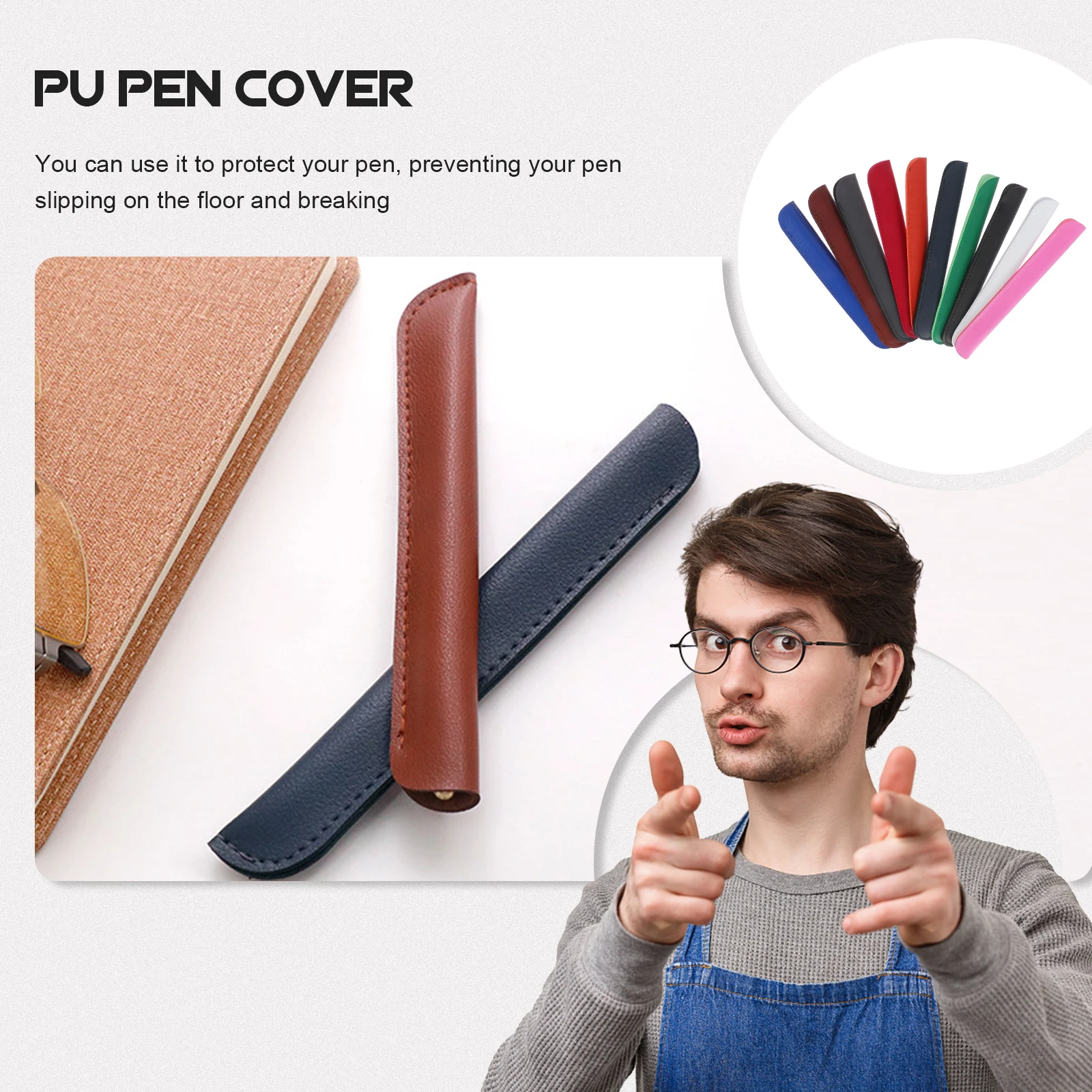 10 Pcs Pen Protector PU Case Soft Smooth Cover Electronic Storage Bag Long Service Life Business Portable
10 Pcs Pen Protector PU Case Soft Smooth Cover Electronic Storage Bag Long Service Life Business Portable