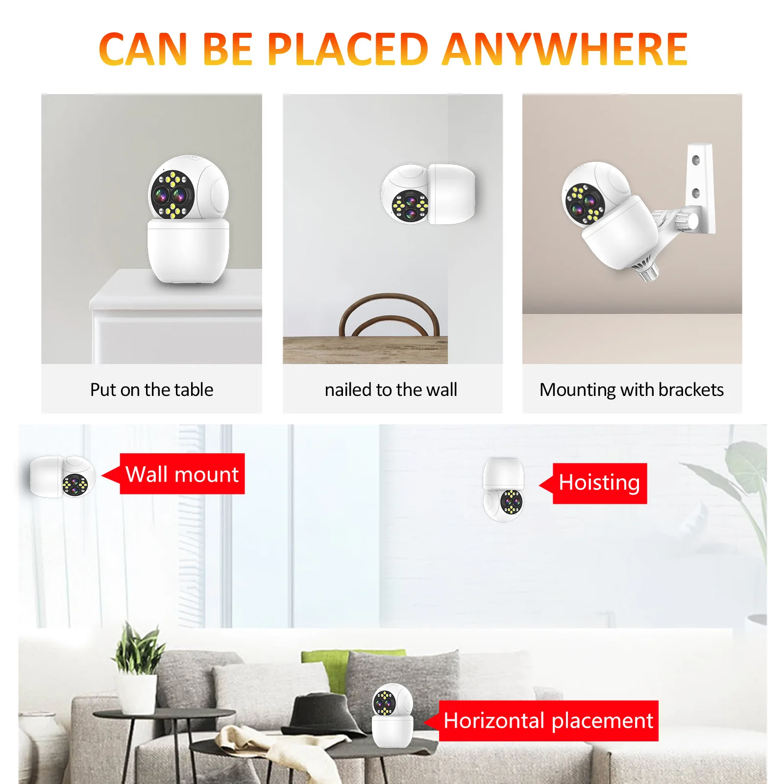 2MP 1080P iCsee APP Dual Lens Беспроводная PTZ IP-купольная камера AI Обнаружение гуманоидов Полноцветная домашняя безопасность CCTV Радионяня
2MP 1080P iCsee APP Dual Lens Беспроводная PTZ IP-купольная камера AI Обнаружение гуманоидов Полноцветная домашняя безопасность CCTV Радионяня