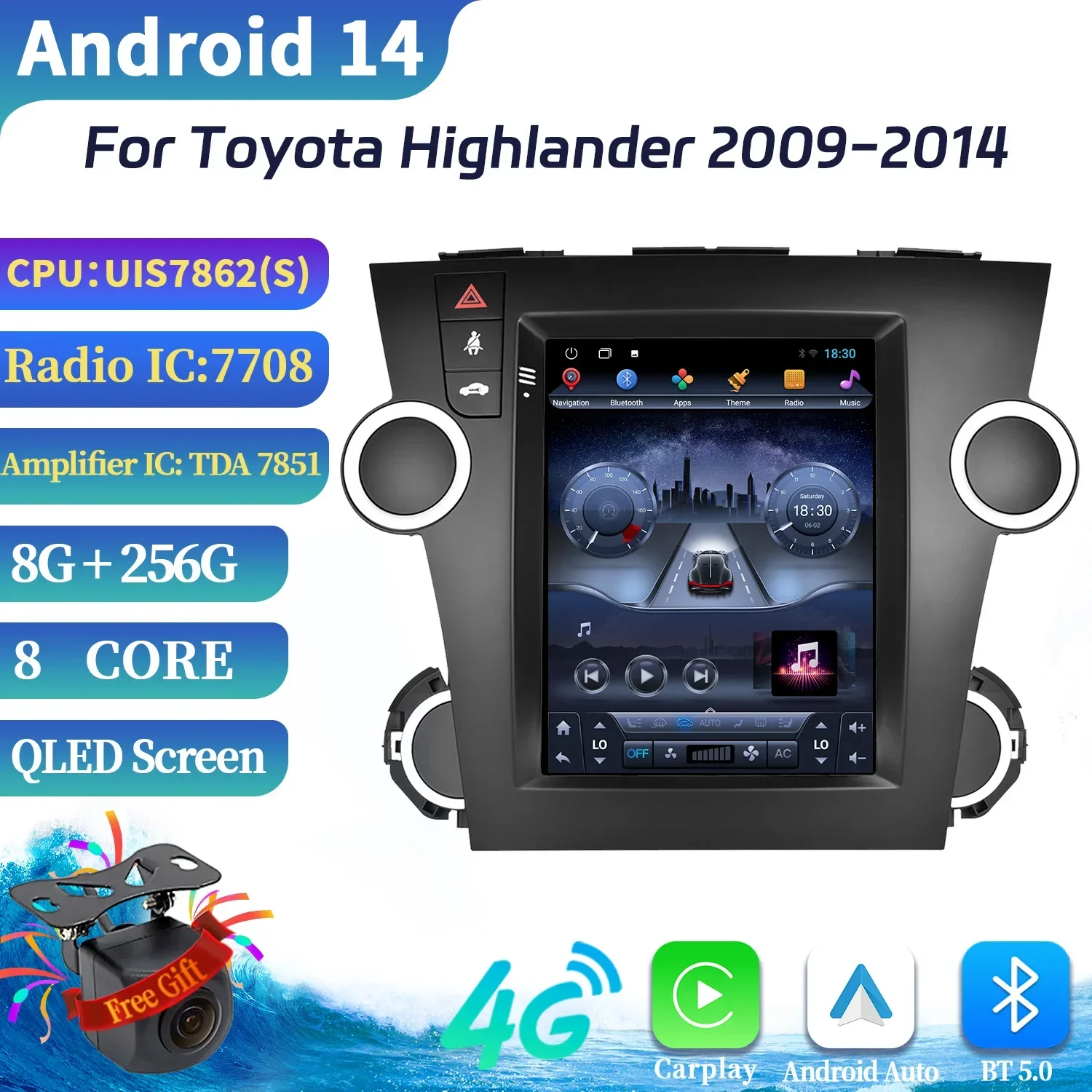 9.7inch Android Car Stereo Radio Multimedia For Toyota Highlander 2009-2014 Navigation Bluetooth Carplay Touch Head Unit Screen
9.7inch Android Car Stereo Radio Multimedia For Toyota Highlander 2009-2014 Navigation Bluetooth Carplay Touch Head Unit Screen