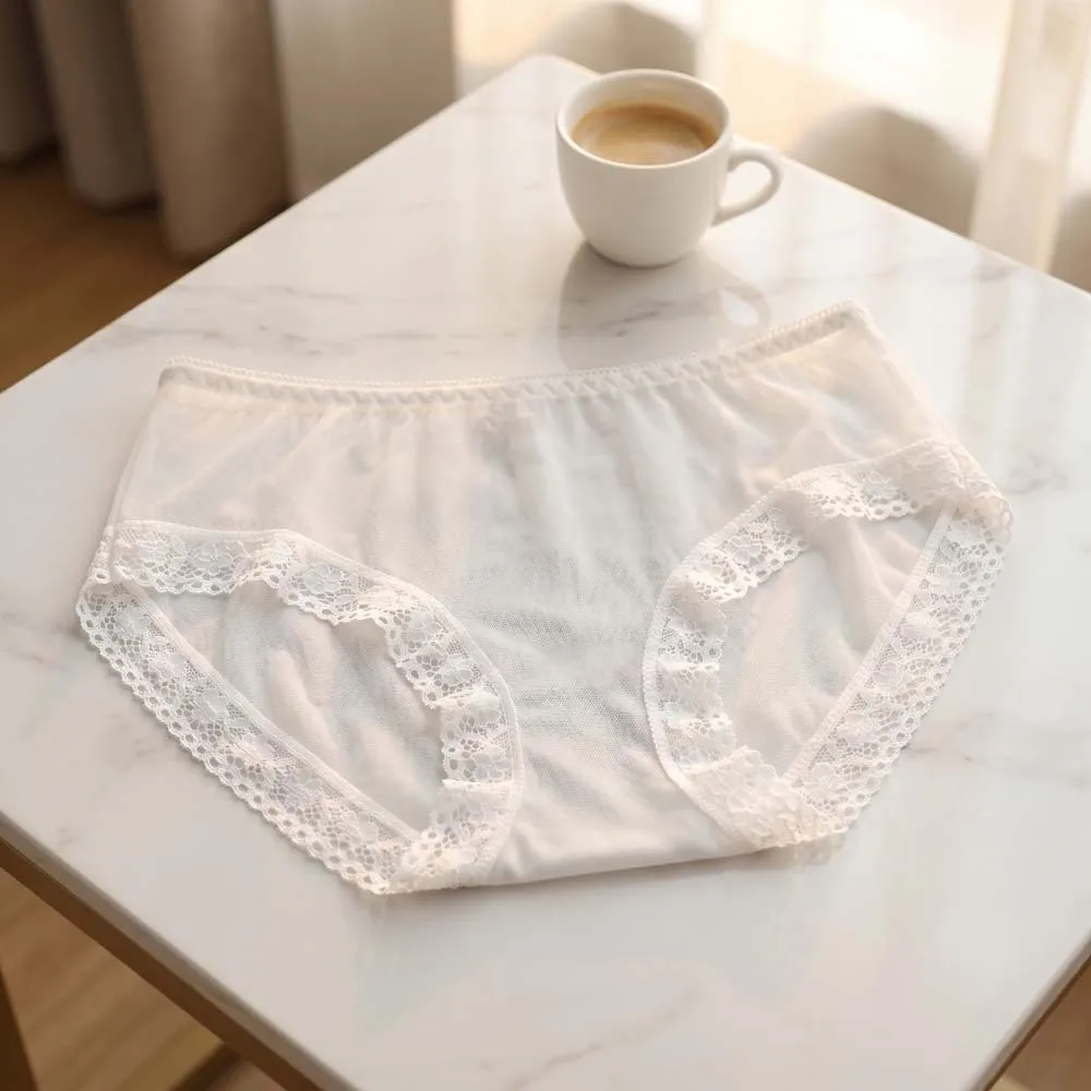 Low Waist Sheer Mesh Lace Thong Transparent One-piece Lace Flower Briefs Women Hollow Lingerie Romantic T Panties Ladies
Low Waist Sheer Mesh Lace Thong Transparent One-piece Lace Flower Briefs Women Hollow Lingerie Romantic T Panties Ladies