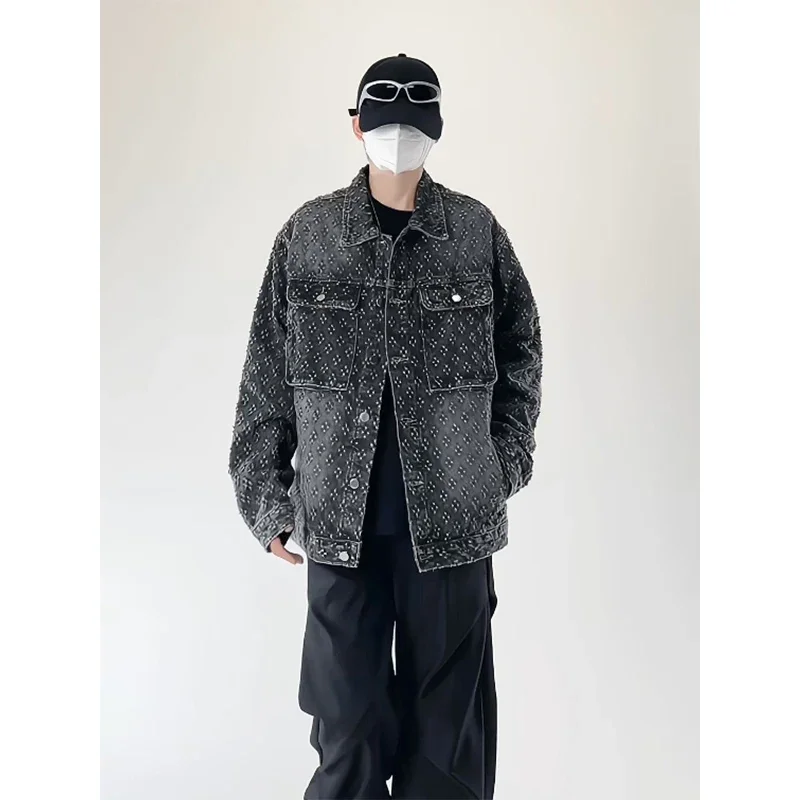 Pop Blue Black Denim Jacket Men Fashion Retro Ripped Denim Jackets Men Streetwear Hip-hop Loose Bomber Jacket Mens Clothing M-3X
Pop Blue Black Denim Jacket Men Fashion Retro Ripped Denim Jackets Men Streetwear Hip-hop Loose Bomber Jacket Mens Clothing M-3X