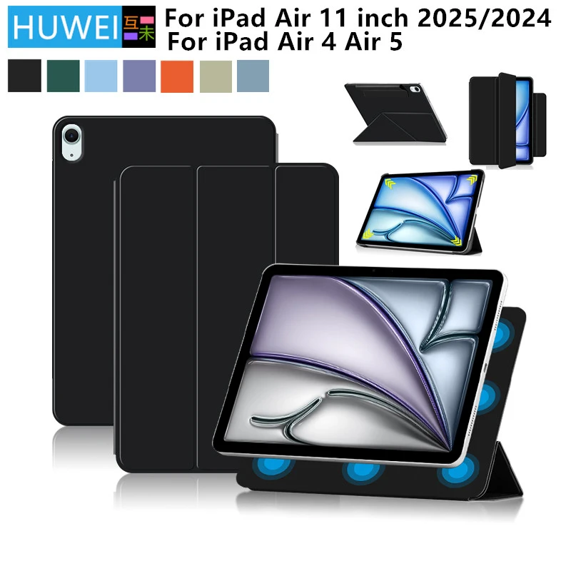 Magnetic Case for iPad Air 11 inch M3 2025 iPad Air 11 M3 M2 Smart Cover Funda for iPad Air 11 inch M2 2024 Air 6 Air 5 4 Cases
Magnetic Case for iPad Air 11 inch M3 2025 iPad Air 11 M3 M2 Smart Cover Funda for iPad Air 11 inch M2 2024 Air 6 Air 5 4 Cases