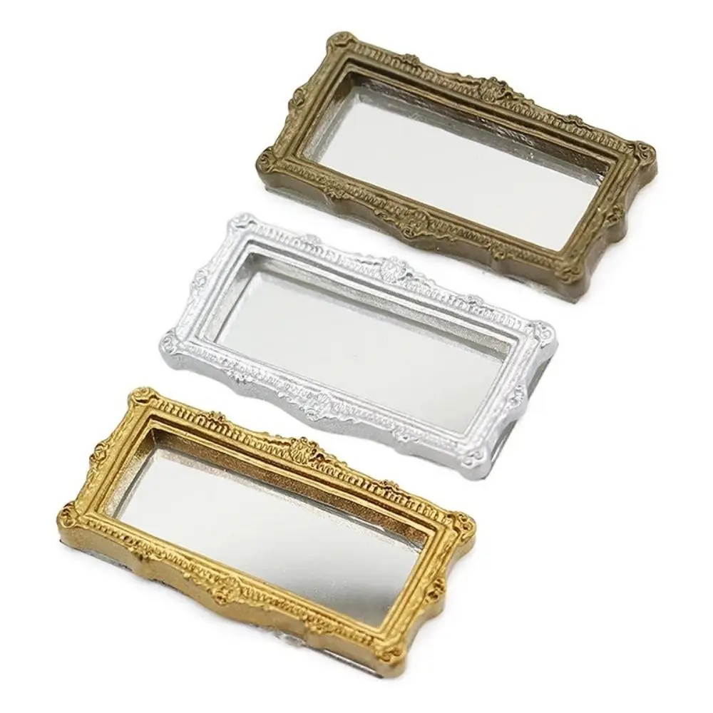 Pretend Play 1:6/1:12 Doll House Furniture Doll House Accessories Metal Border DollHouse Mirror Model Educational Rectangle
Pretend Play 1:6/1:12 Doll House Furniture Doll House Accessories Metal Border DollHouse Mirror Model Educational Rectangle