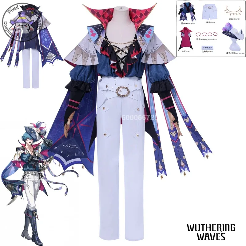 Игра Wuthering Waves Косплей Новый Яркий Ролевой Костюм Новая Аниме Сценическая Одежда для Мужчин Comic Con Костюм Партии
Игра Wuthering Waves Косплей Новый Яркий Ролевой Костюм Новая Аниме Сценическая Одежда для Мужчин Comic Con Костюм Партии