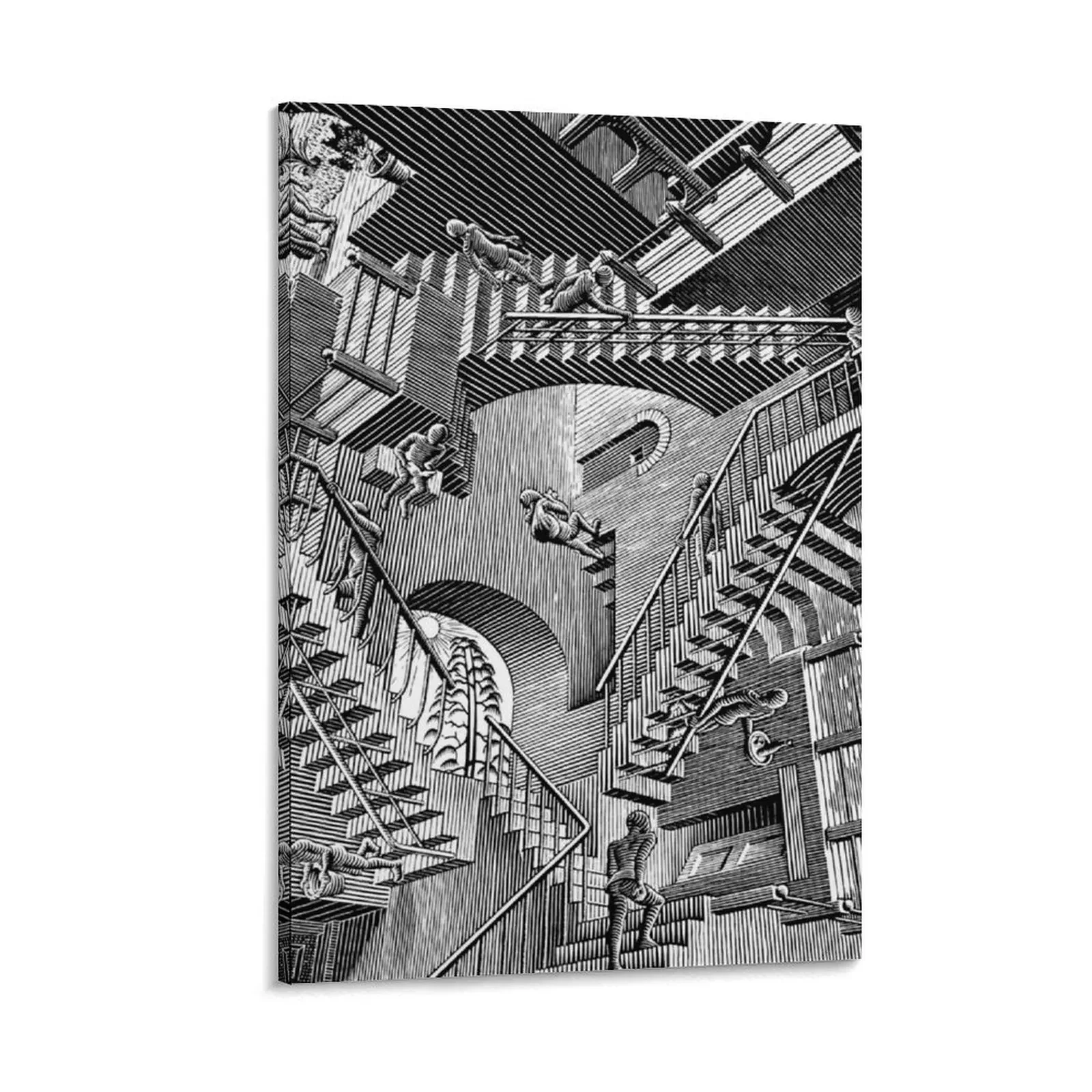 Escher Relativity 1953 Canvas Painting japanese room decor art room decorations aesthetic
Escher Relativity 1953 Canvas Painting japanese room decor art room decorations aesthetic