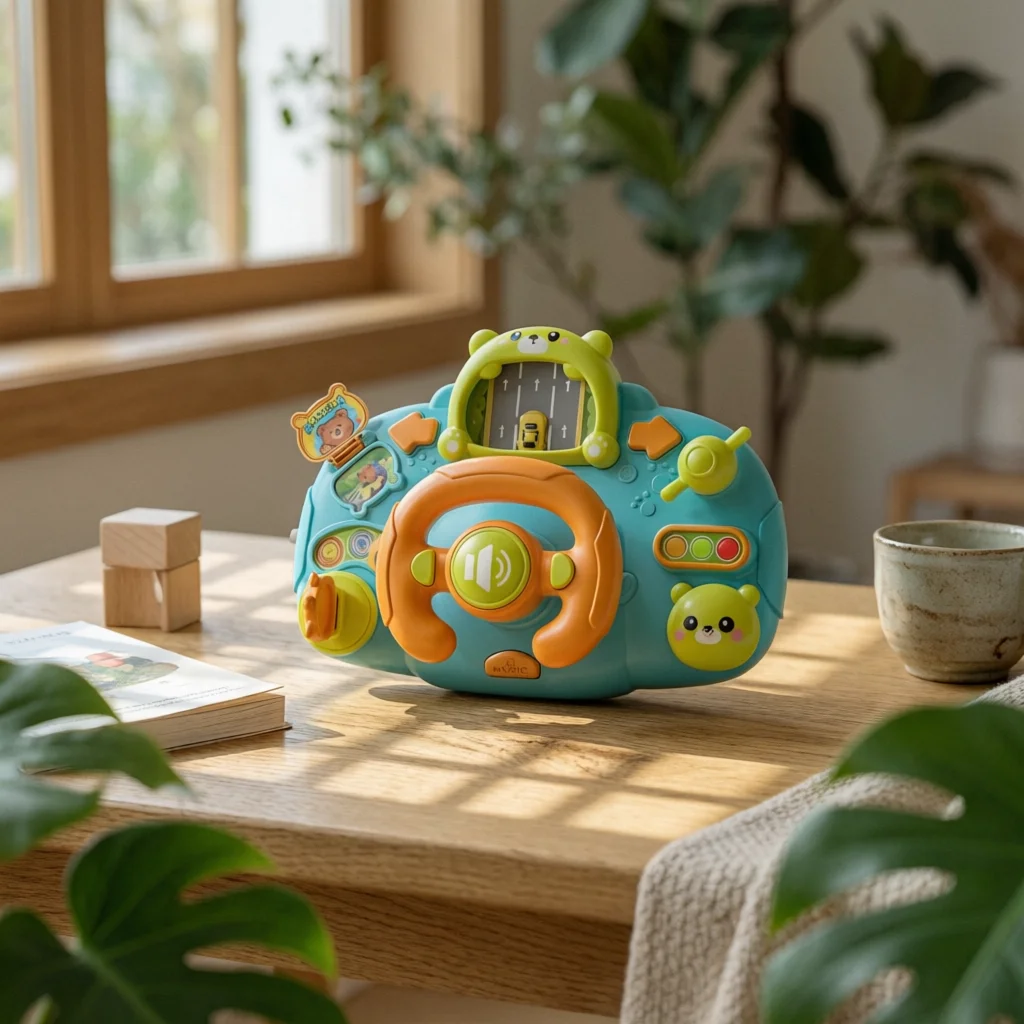 Steering Wheel Toy Fixing Straps Pretend Driving Toy Interactive Steering Wheel Soothing Kids Play Item Hand-Eye Coordination
Steering Wheel Toy Fixing Straps Pretend Driving Toy Interactive Steering Wheel Soothing Kids Play Item Hand-Eye Coordination
