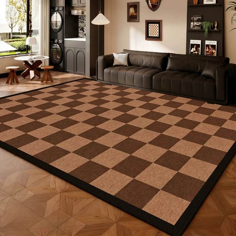 Retro Style Rugs for Bedroom Large Area Living Room Decoration Brown Carpet Home Anti-slip Floor Mat Washable Cloakroom Soft Rug
Retro Style Rugs for Bedroom Large Area Living Room Decoration Brown Carpet Home Anti-slip Floor Mat Washable Cloakroom Soft Rug