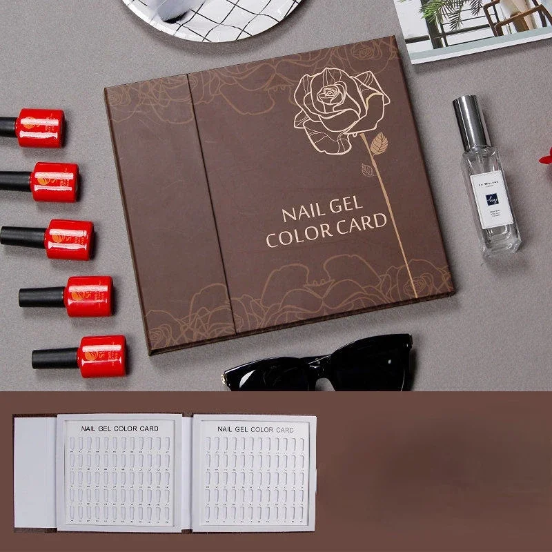 120/180Colors Nail Art Tips Showing Book Nail Gel Polish Color Card False Nail Tips Display Chart Shelf Manicure Display Board
120/180Colors Nail Art Tips Showing Book Nail Gel Polish Color Card False Nail Tips Display Chart Shelf Manicure Display Board