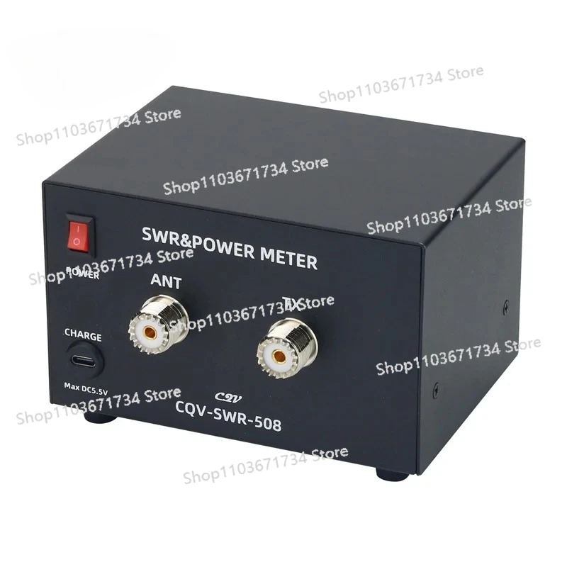 CQV-SWR-508 200W 1.8-54MHz Digital SWR & Power Meter 4.3-inch IPS Color Screen Standing Wave Meter for Ham Radio
CQV-SWR-508 200W 1.8-54MHz Digital SWR & Power Meter 4.3-inch IPS Color Screen Standing Wave Meter for Ham Radio