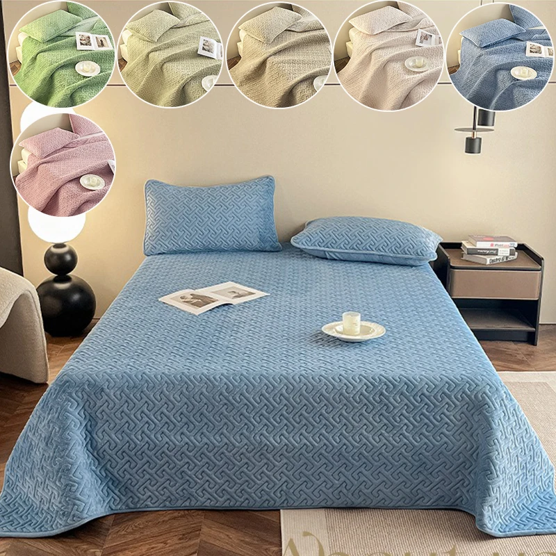 2024 New Solid Color Milk Coral Fleece Single Product Bed Sheet Thickened Warm Mattress Cover Skin Friendly Bedding/bed sheets
2024 New Solid Color Milk Coral Fleece Single Product Bed Sheet Thickened Warm Mattress Cover Skin Friendly Bedding/bed sheets