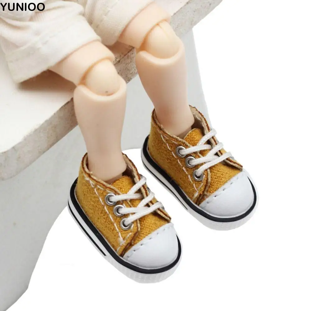 1 Pair 12 points Doll Mini Canvas Shoes Sports Shoes Casual Ob11 Canvas Doll Shoes Cartoon Lace-up Doll Clothes Shoe
1 Pair 12 points Doll Mini Canvas Shoes Sports Shoes Casual Ob11 Canvas Doll Shoes Cartoon Lace-up Doll Clothes Shoe