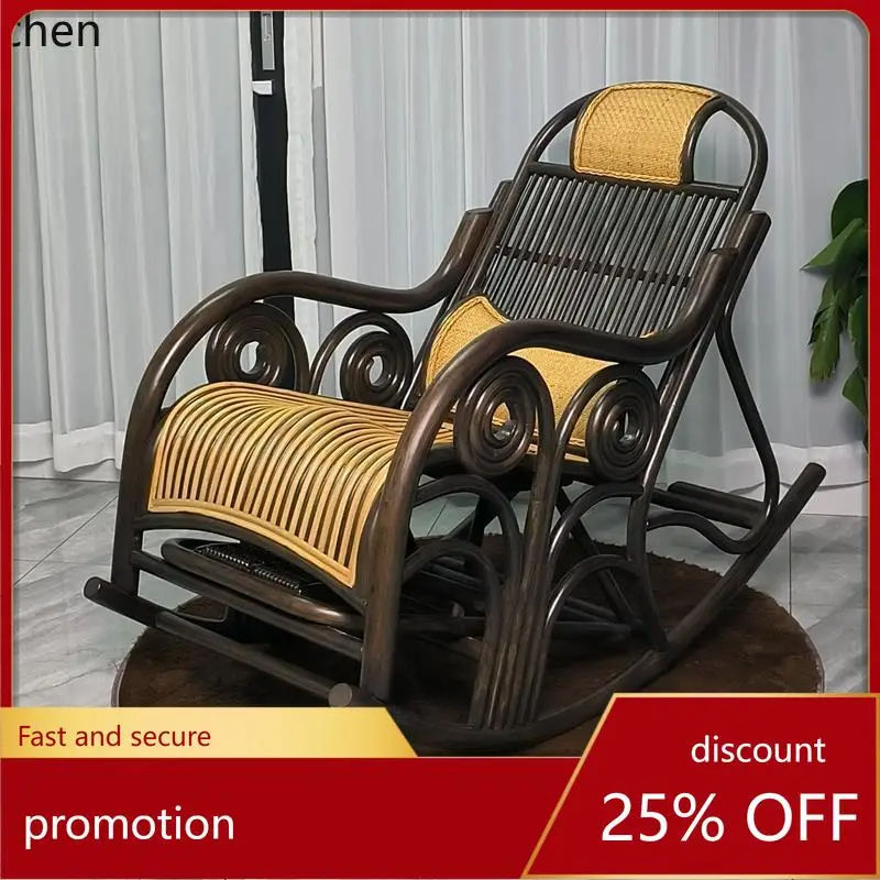 HXL rocking chair, real rattan leisure garden chair, living room recliner
HXL rocking chair, real rattan leisure garden chair, living room recliner