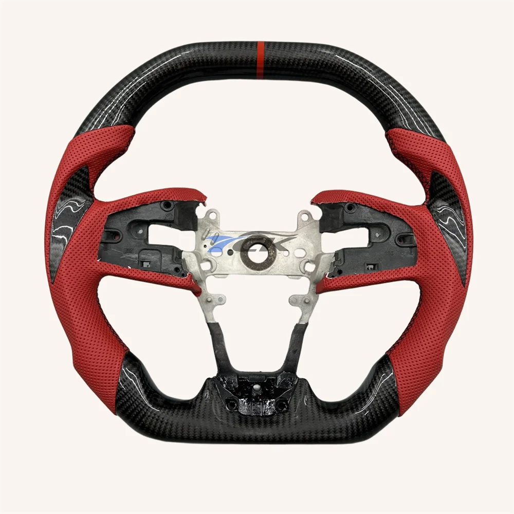Carbon Fiber Red Perforated Leather Red Strip Steering Wheel For Honda Civic 2016 2017 2018 2019 2020 2021
Carbon Fiber Red Perforated Leather Red Strip Steering Wheel For Honda Civic 2016 2017 2018 2019 2020 2021