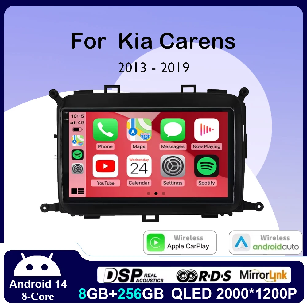 9 inch Android 14 GPS Navi for Kia Carens RP 3 III 2013 - 2018 Head Unit Wireless Bluetooth 4G Car Radio Multimedia Audio Player
9 inch Android 14 GPS Navi for Kia Carens RP 3 III 2013 - 2018 Head Unit Wireless Bluetooth 4G Car Radio Multimedia Audio Player