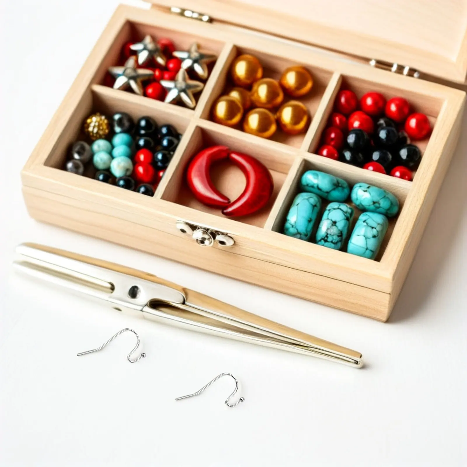 300Pcs Stainless Steel Earring Hooks Ball End Fish Hook Ear Wires Jewelry Making DIY Supplies Kit Ball Dot Ear Wires
300Pcs Stainless Steel Earring Hooks Ball End Fish Hook Ear Wires Jewelry Making DIY Supplies Kit Ball Dot Ear Wires